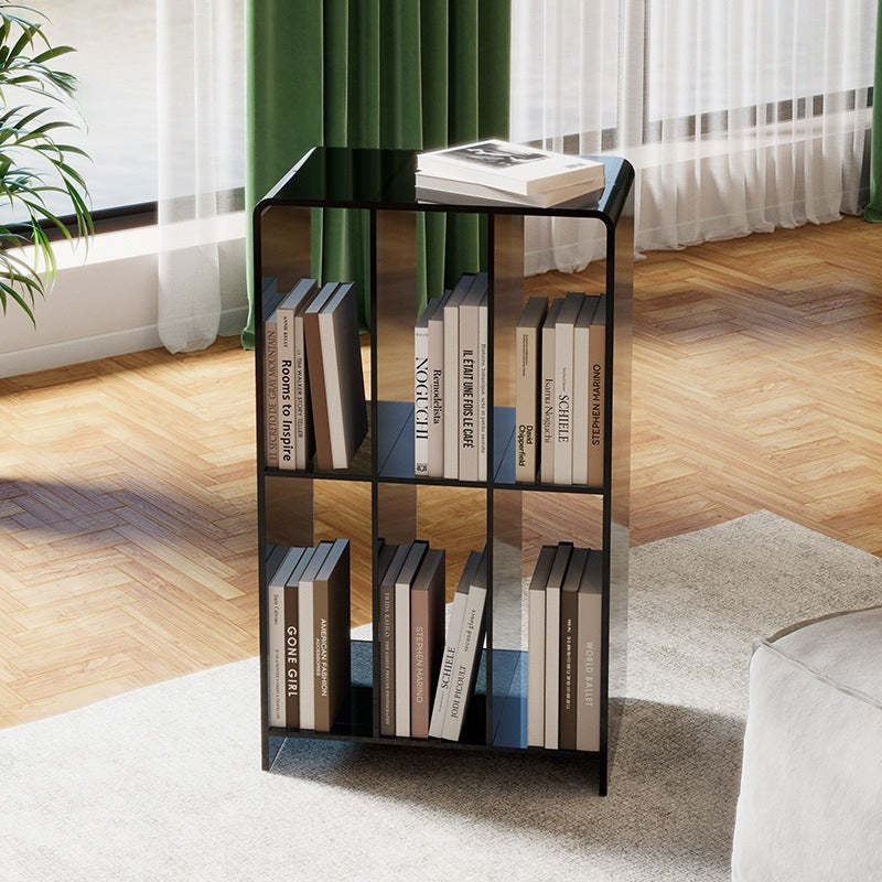 Minimalist Acrylic 2-Tier Bookshelf