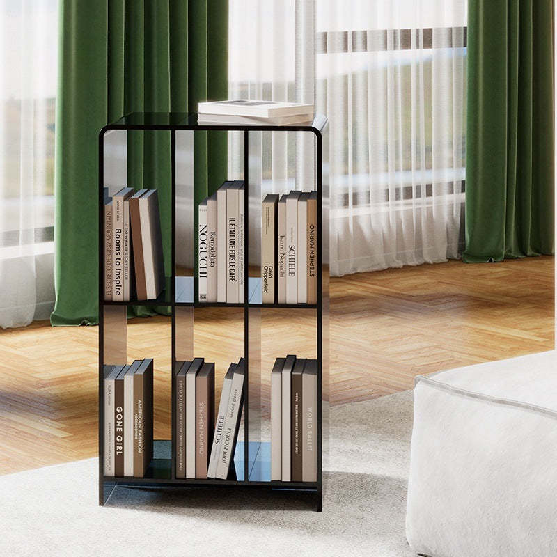 Minimalist Acrylic 2-Tier Bookshelf — Green