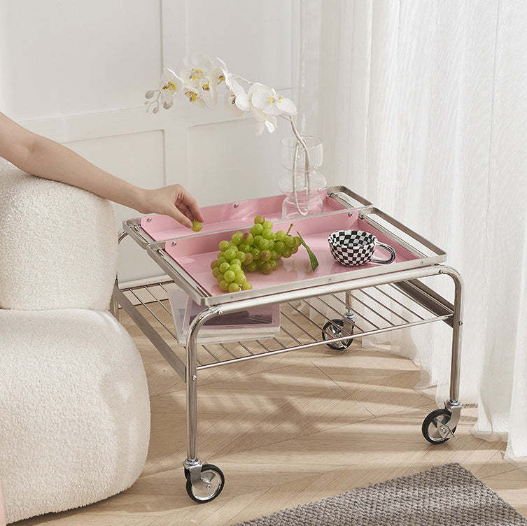Nordic Steel 2-Tier End Table
