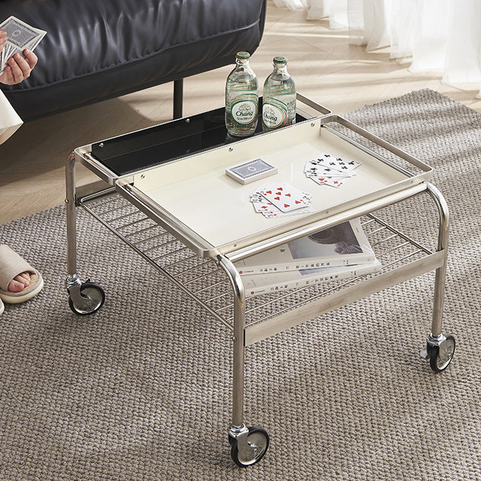 Nordic Steel 2-Tier End Table