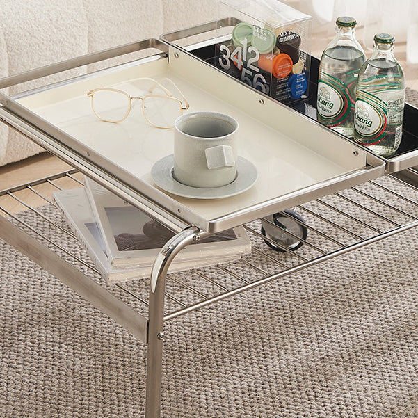 Nordic Steel 2-Tier End Table