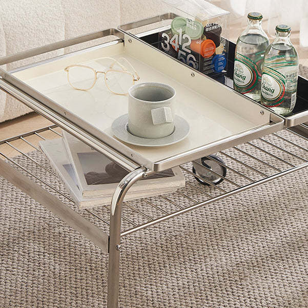 Nordic Steel 2-Tier End Table