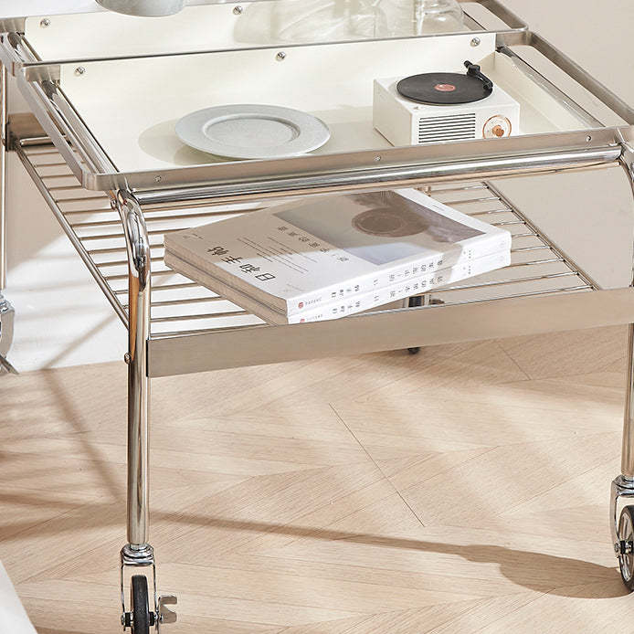 Nordic Steel 2-Tier End Table