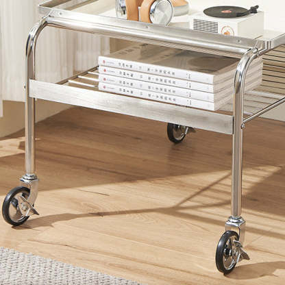Nordic Steel 2-Tier End Table