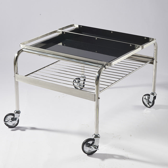 Nordic Steel 2-Tier End Table