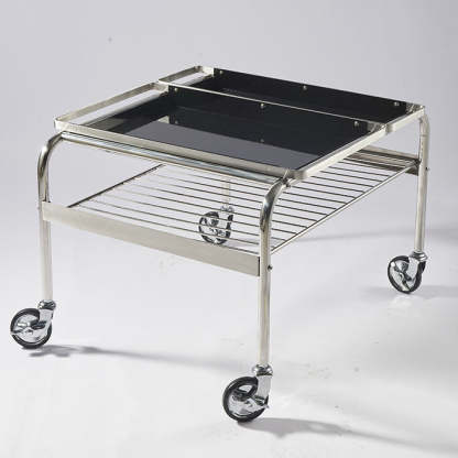 Nordic Steel 2-Tier End Table