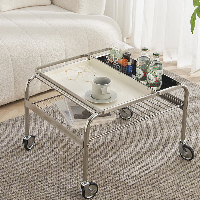 Nordic Steel 2-Tier End Table