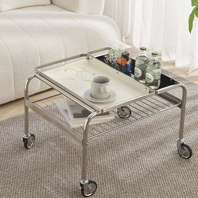 Nordic Steel 2-Tier End Table