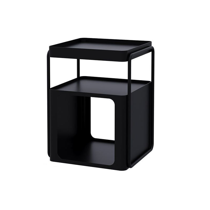 Rectangular Iron 3-Tier End Table