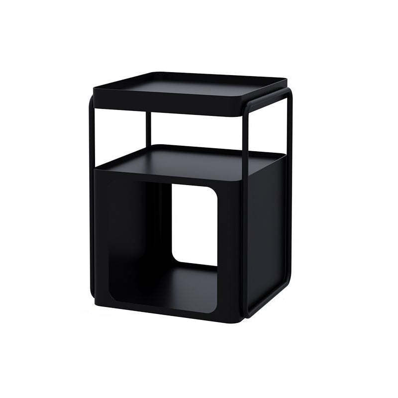 Rectangular Iron 3-Tier End Table
