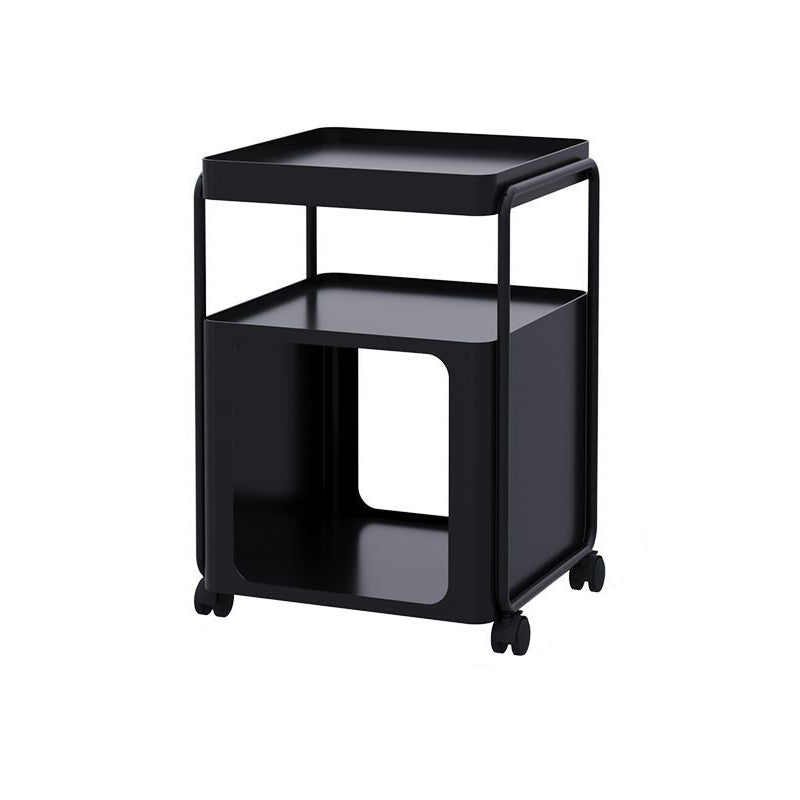 Rectangular Iron 3-Tier End Table