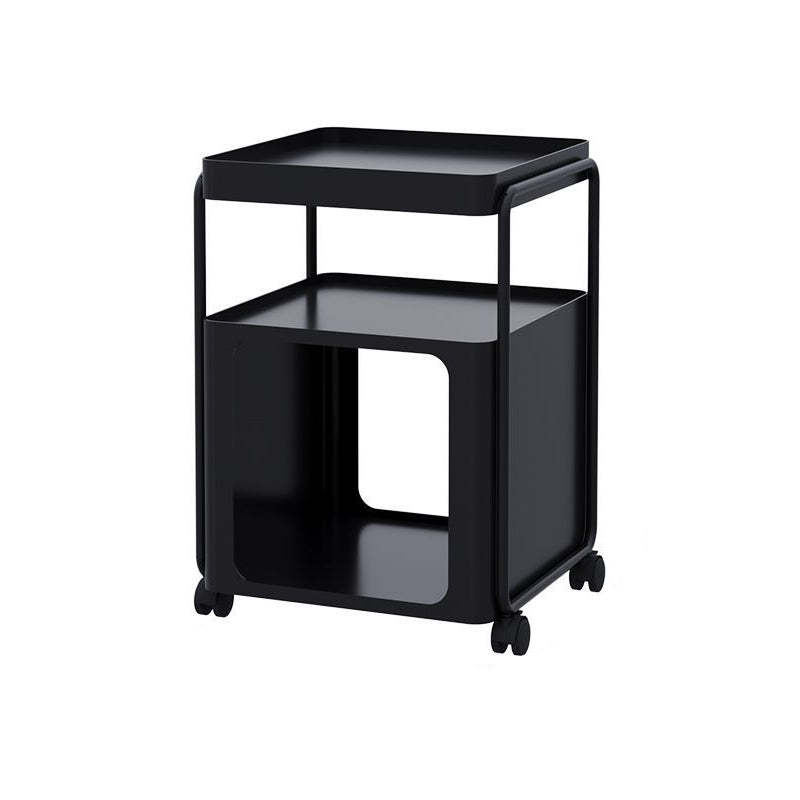 Rectangular Iron 3-Tier End Table
