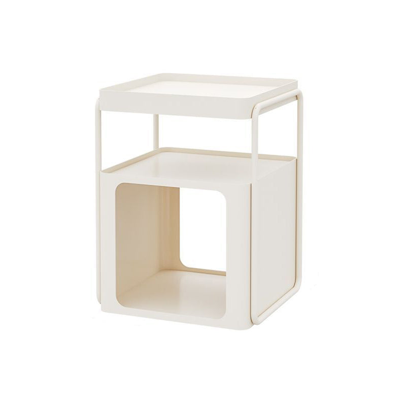 Rectangular Iron 3-Tier End Table