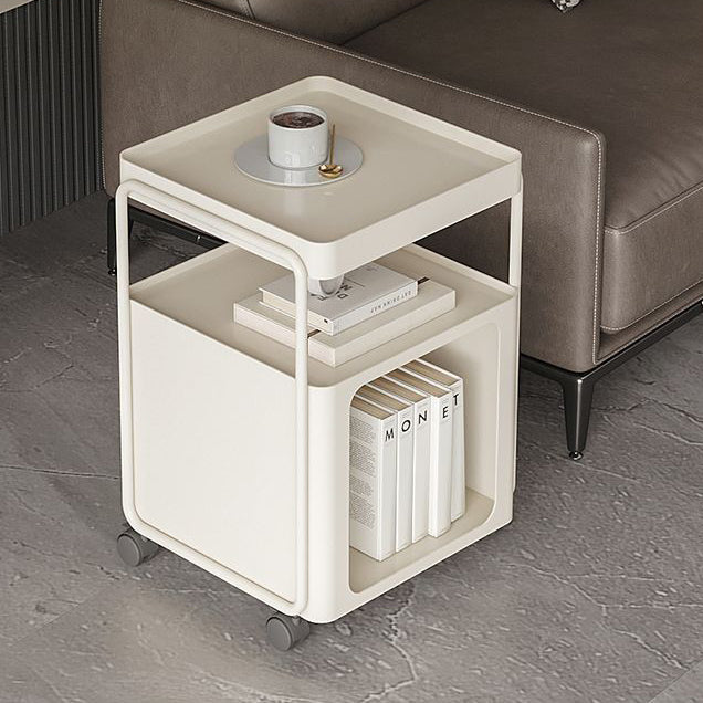 Rectangular Iron 3-Tier End Table