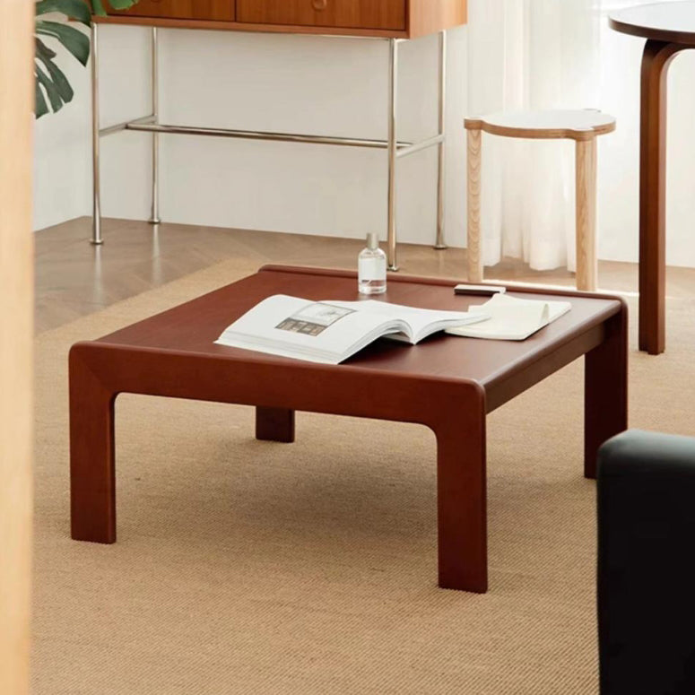 Chinese Solid Wood Coffee Table — Walnut