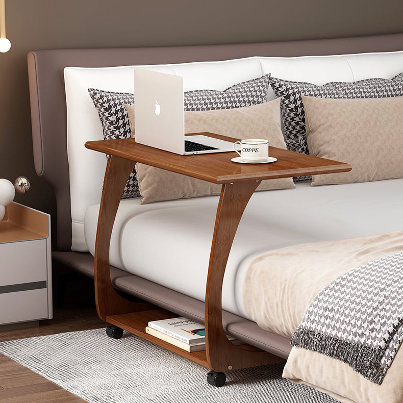 Minimalist Nan Bamboo Plank 2-Tier End Table
