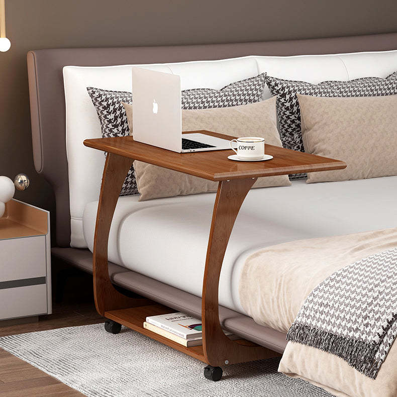 Minimalist Nan Bamboo Plank 2-Tier End Table