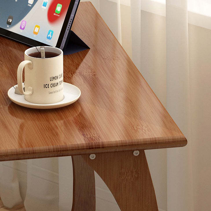 Minimalist Nan Bamboo Plank 2-Tier End Table