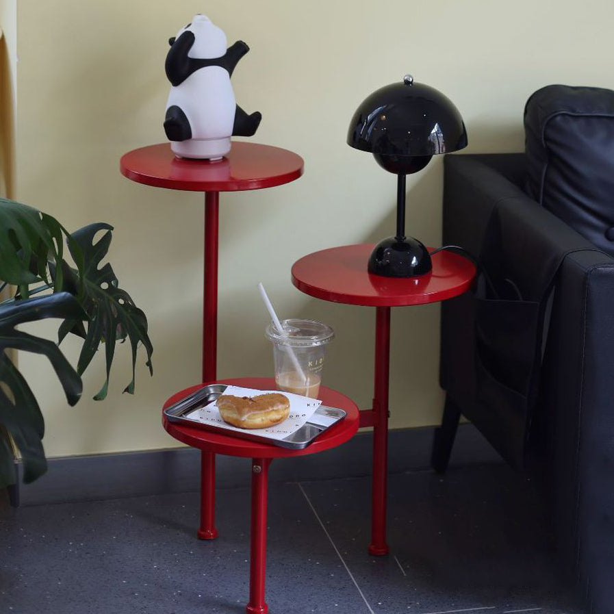 Art deco art end & side tables in iron