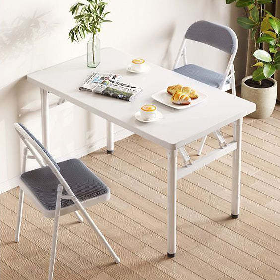 Minimalist Foldable Plank Steel Desk