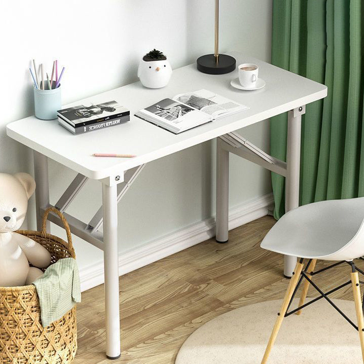 Minimalist Foldable Plank Steel Desk