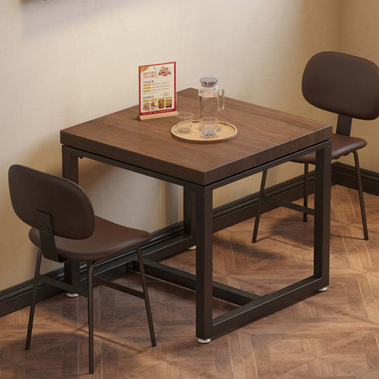 Minimalist square wood metal wood coffee tables, Lighom