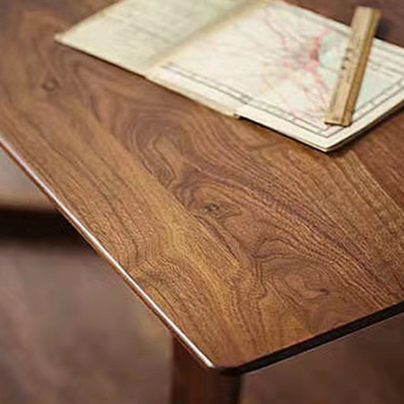 Nordic Round Solid Wood 4-Leg Coffee Table