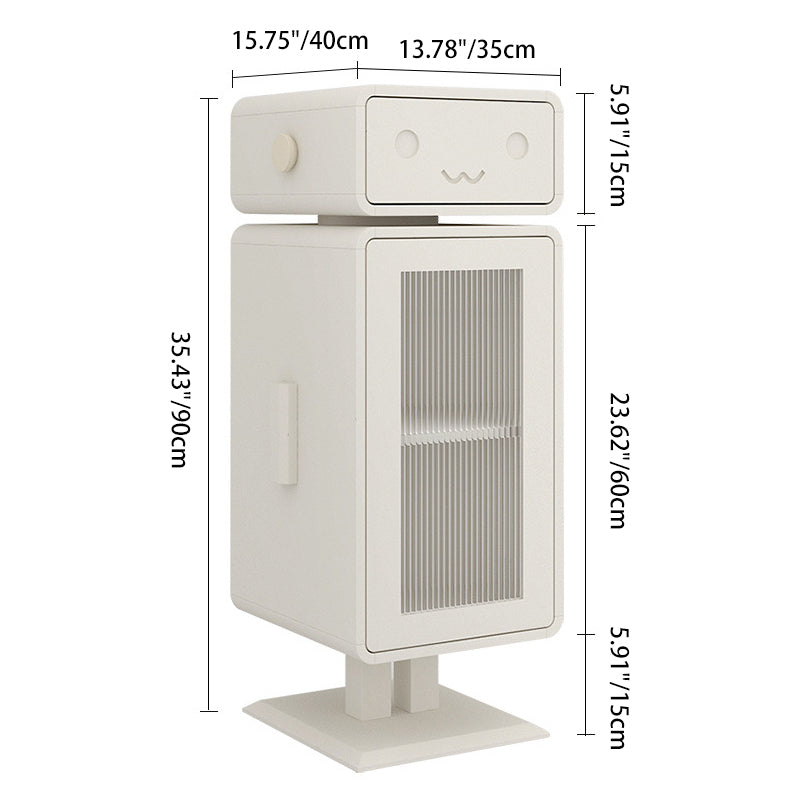 Contemporary Robot Metal Nightstand