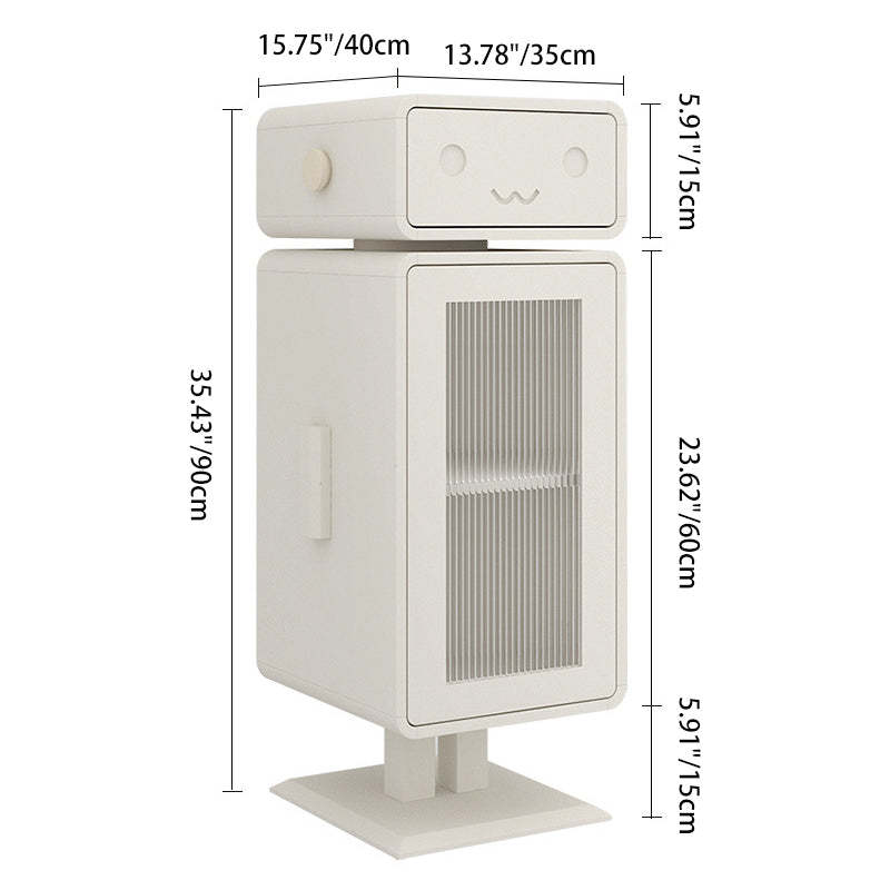Contemporary Robot Metal Nightstand