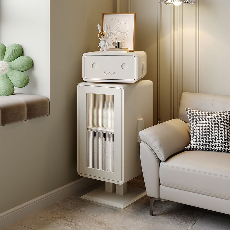 Contemporary Robot Metal Nightstand