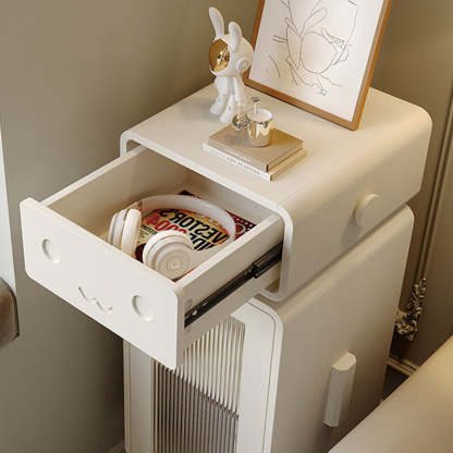 Contemporary Robot Metal Nightstand