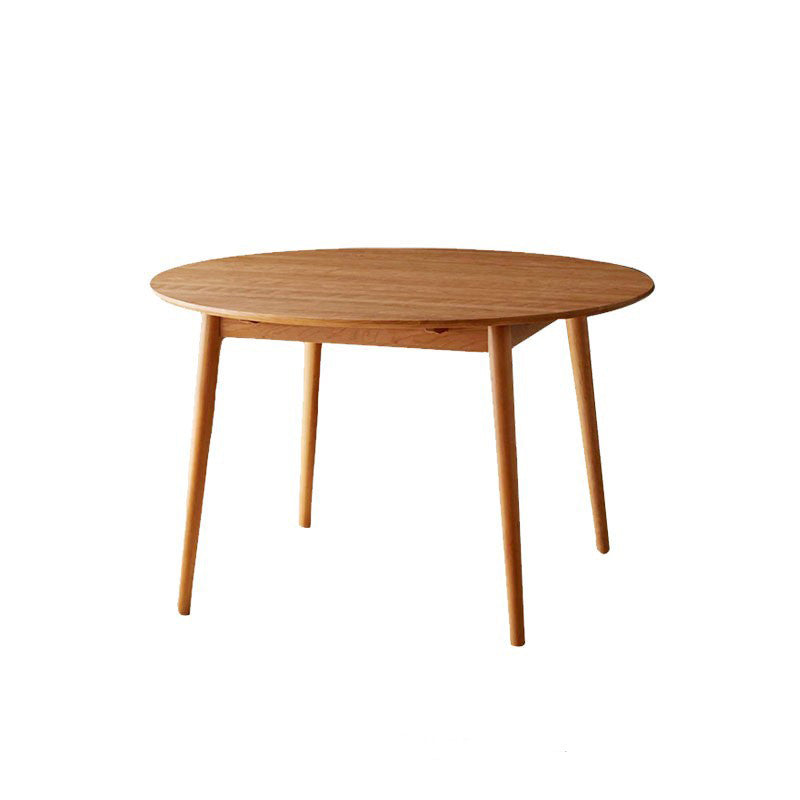 Japanese Cherry Wood Round Dining Table for 4/8