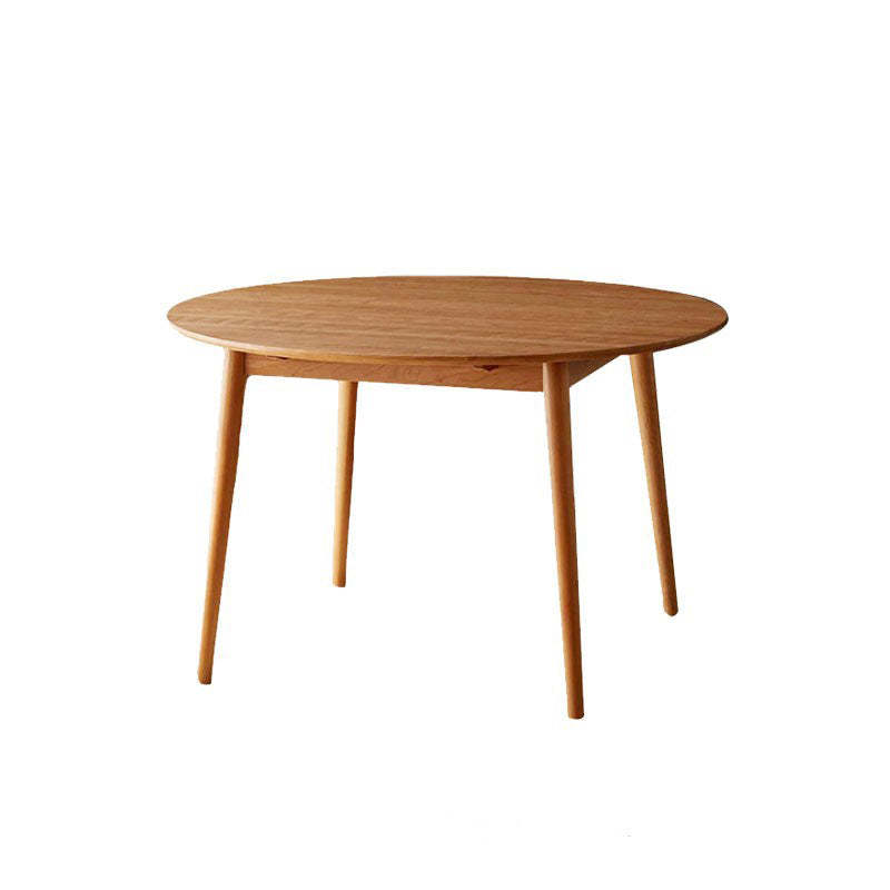 Japanese Cherry Wood Round Dining Table for 4/8