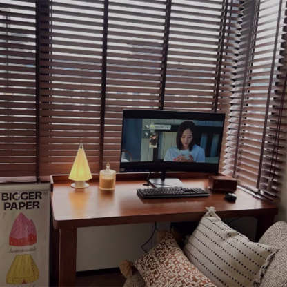 Rustic Rectangular Wood Desk
