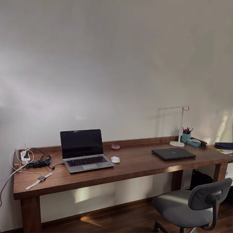 Rustic Rectangular Wood Desk