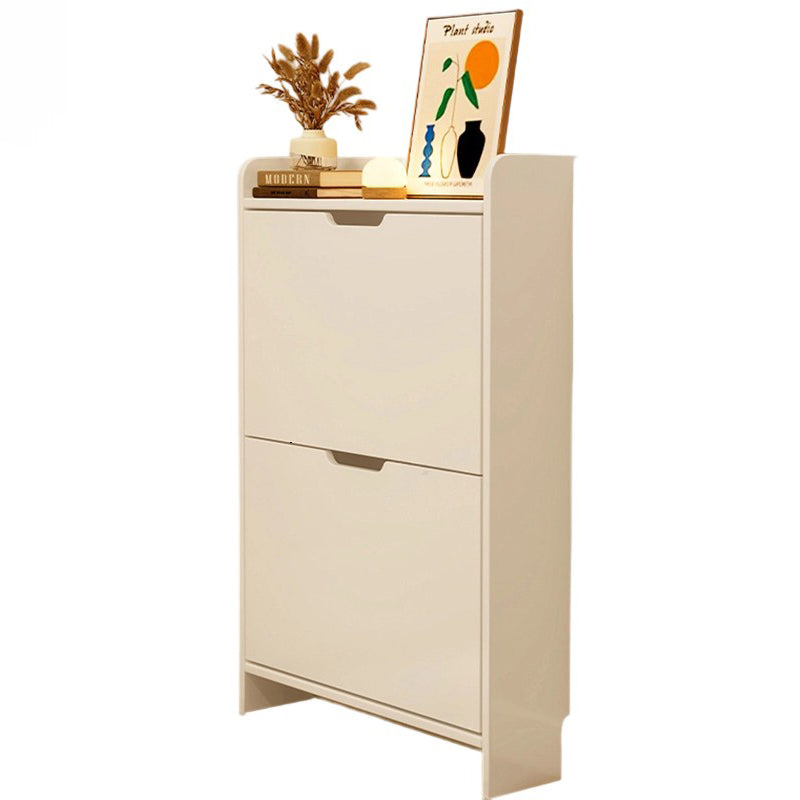 Modern Minimalist Rectangular MDF Metal Shoe Storage 2/3 Drawer Tipping Bucket For Entryways