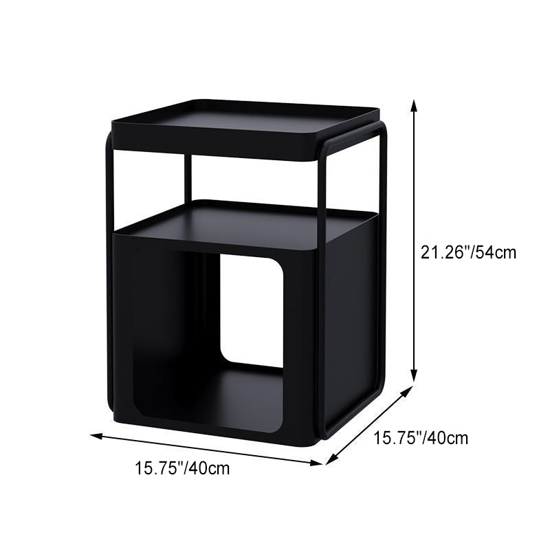 Nordic Iron Movable 3-Tier End Table