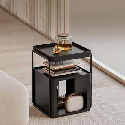 Nordic Iron Movable 3-Tier End Table