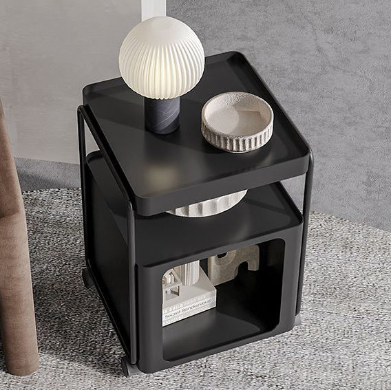 Nordic Iron Movable 3-Tier End Table