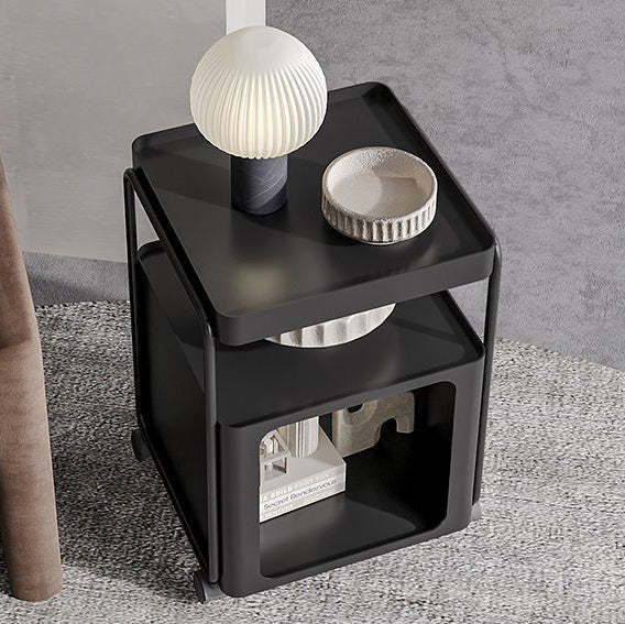 Nordic Iron Movable 3-Tier End Table