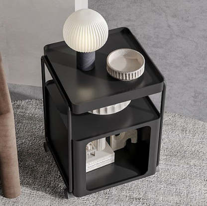 Nordic Iron Movable 3-Tier End Table