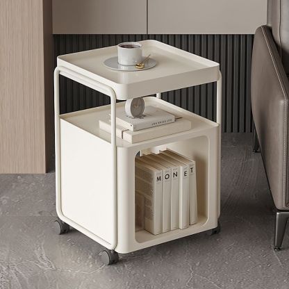 Nordic Iron Movable 3-Tier End Table