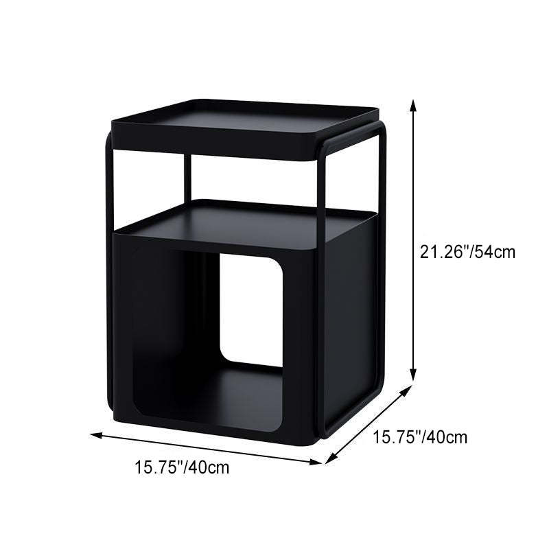 Nordic Iron Movable 3-Tier End Table