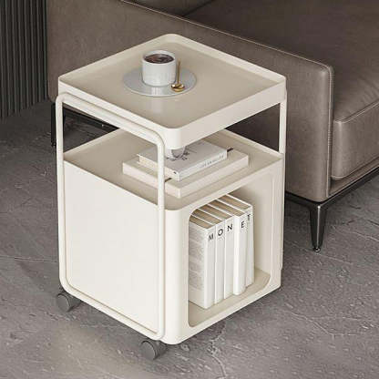 Nordic Iron Movable 3-Tier End Table