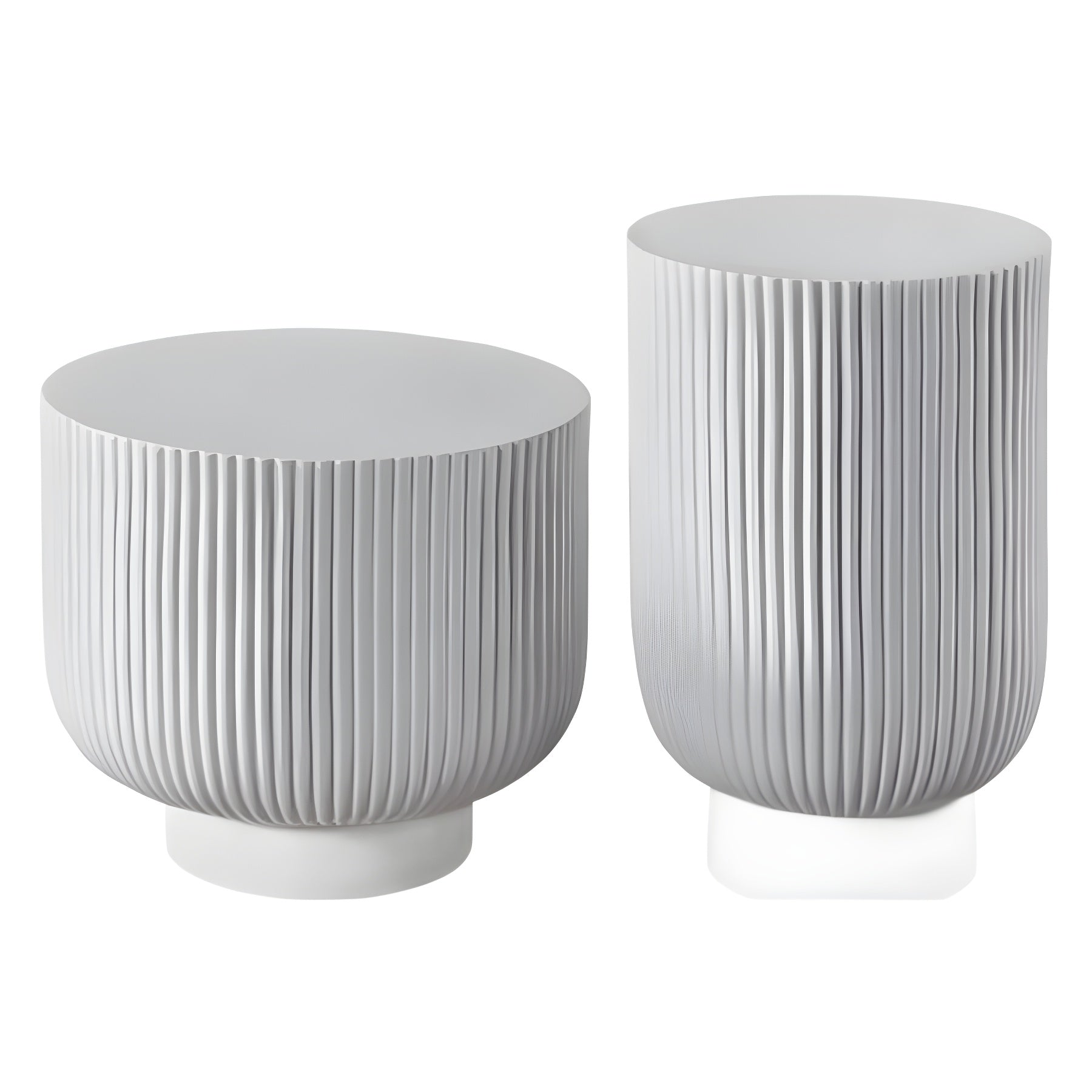 Nordic Cylinder Striped Side Table