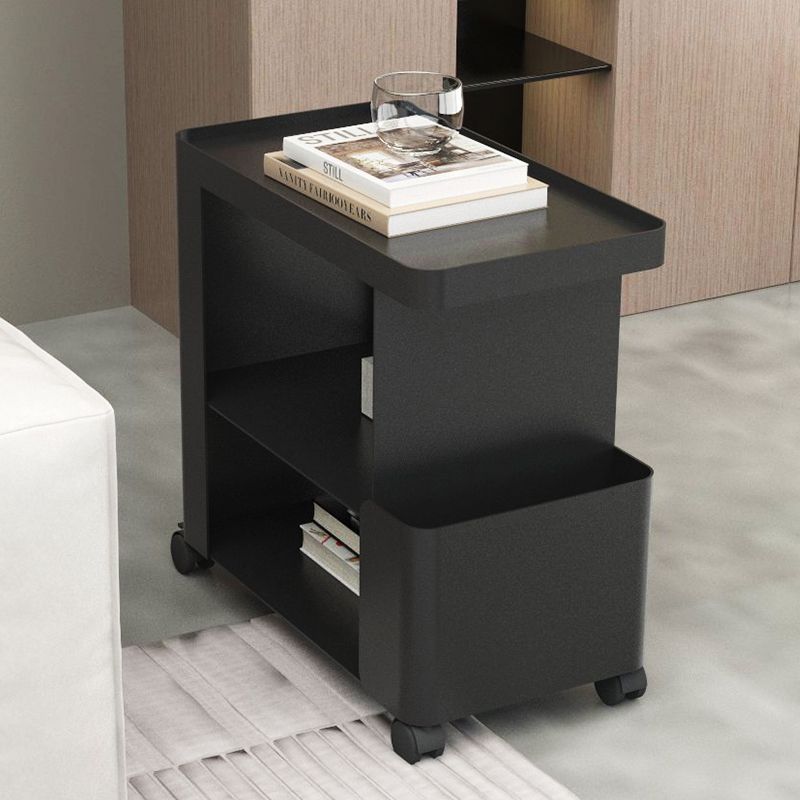 Modern Iron Movable 3-Tier End Table