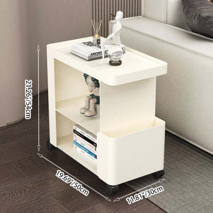 Modern Iron Movable 3-Tier End Table