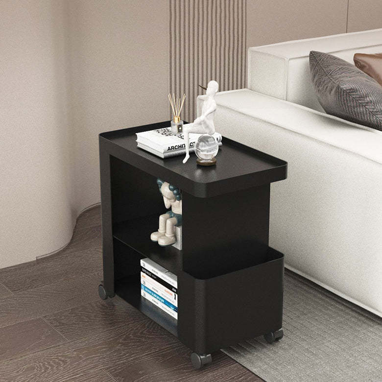 Modern Iron Movable 3-Tier End Table
