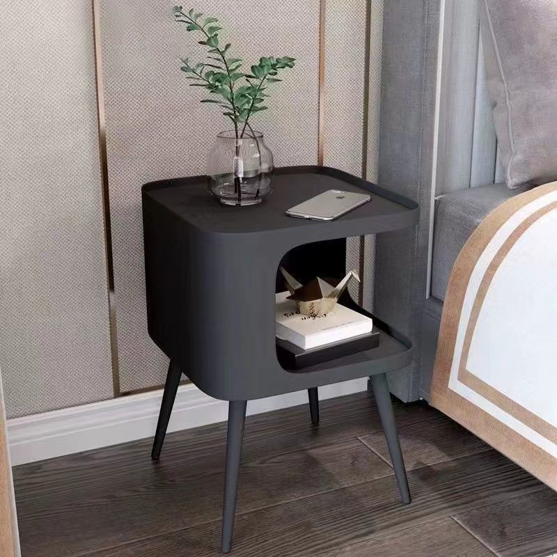 Nordic Carbon Steel Storage End Table