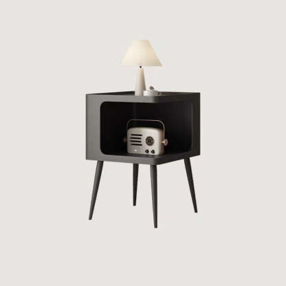 Nordic Carbon Steel Storage End Table